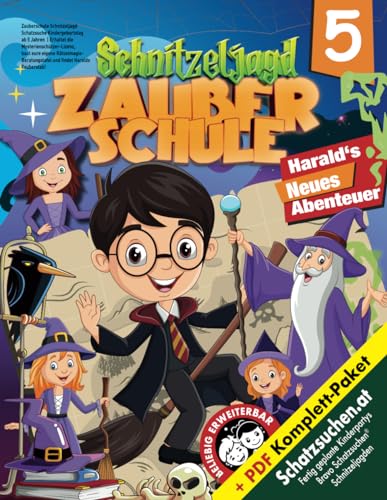 Zauberschule Schnitzeljagd Schatzsuche Kindergeburtstag ab 5 Jahren: Erhaltet die Mysterienschützer-Lizenz, baut eure eigene ... Haralds Zauberstab! (Bravo Schatzsuche)