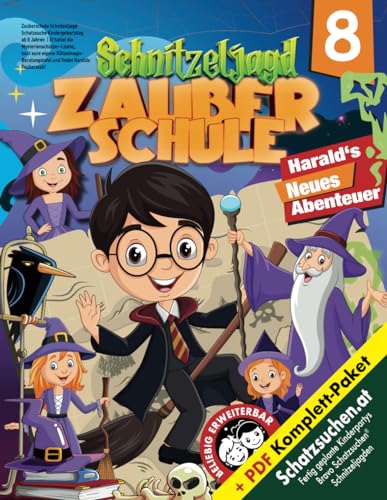 Zauberschule Schnitzeljagd Schatzsuche Kindergeburtstag ab 8 Jahren: Erhaltet die Mysterienschützer-Lizenz, baut eure eigene ... Haralds Zauberstab! (Bravo Schatzsuche)