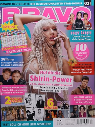 Bravo 2/2024 "Hol dir die Shirin-Power" Bravo 2/2024 "Hol dir die Shirin-Power"