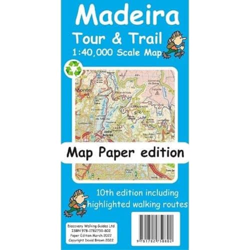Madeira Tour and Trail Map paper edition