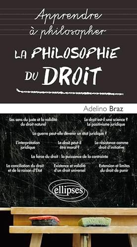 La philosophie du droit (Apprendre à philosopher avec)