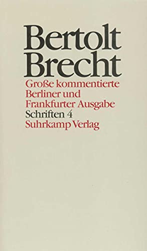 Werke, Band 24: Schriften 4 Werke, Band 24: Schriften 4 von Suhrkamp Verlag