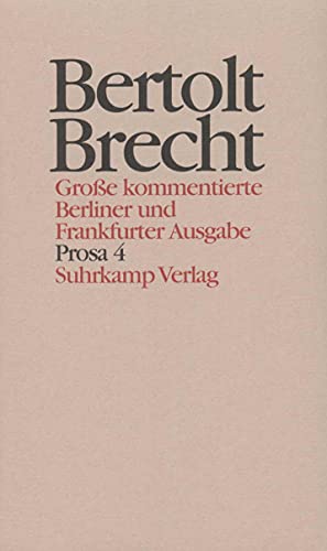 Werke. Große kommentierte Berliner und Frankfurter Ausgabe. 30 Bände (in 32 Teilbänden) und ein Registerband: Band 19: Prosa 4. Geschichten, Filmgeschichten, Drehbücher 1913–1939