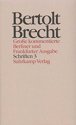 Werke. Große kommentierte Berliner und Frankfurter Ausgabe. 30 Bände (in 32 Teilbänden) und ein Registerband: Band 23: Schriften 3. 1942–1956