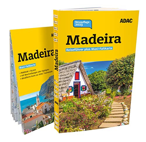 ADAC Reiseführer plus Madeira und Porto Santo: Mit Maxi-Faltkarte und praktischer Spiralbindung