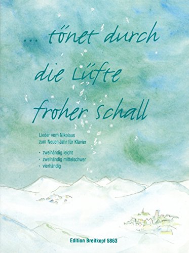 Tönet durch die Lüfte froher Schall für Klavier vierhändig (EB 5863) von Breitkopf & Härtel