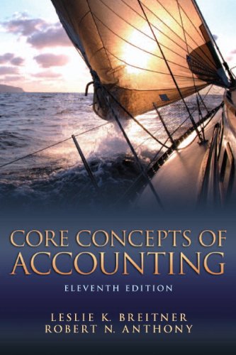 Core Concepts of Accounting von Pearson