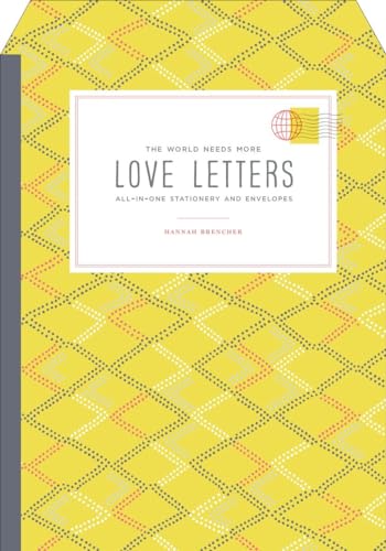 The World Needs More Love Letters All-in-One Stationery and Envelopes von CROWN