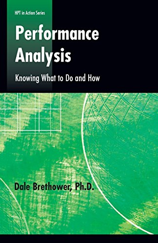 Performance Analysis: Knowing What to Do and How (Defining and Delivering Successful Professional Practice --)