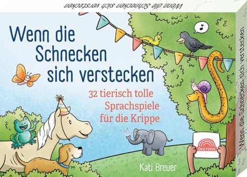 Wenn die Schnecken sich verstecken: 32 tierisch tolle Sprachspiele für die Krippe (Sprachförderkarten) von Klett Kita GmbH