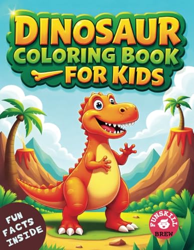 Dinosaur Coloring Book for Kids: Ages 5-7 Boys & Girls von Independently published