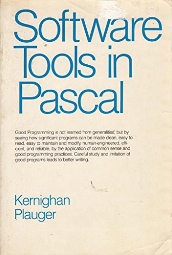 Software Tools in Pascal von Addison Wesley