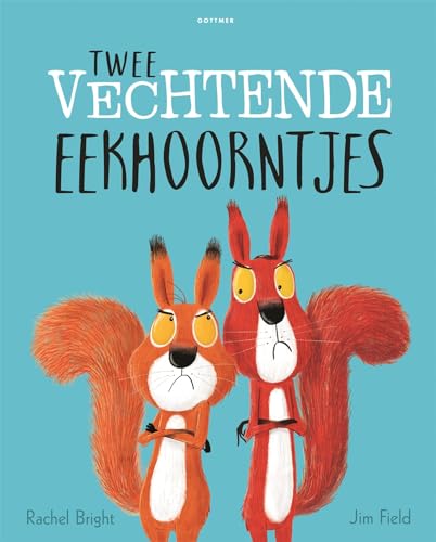 Twee vechtende eekhoorntjes