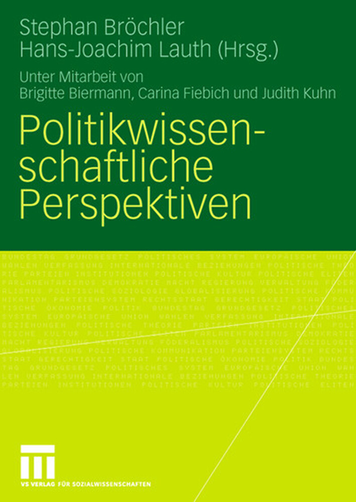 Politikwissenschaftliche Perspektiven von VS Verlag für Sozialwissenschaften