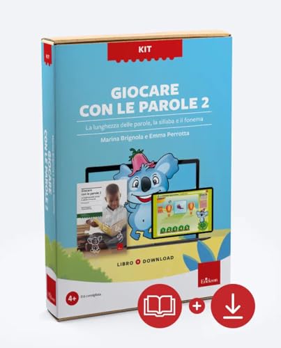 Giocare con le parole. Nuova ediz. Con software. La lunghezza delle parole, la sillaba e il fonema (Vol. 2/1) (Software didattico) von Erickson