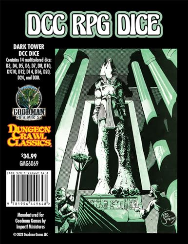 DCC RPG Dice: Dark Tower DCC Dice
