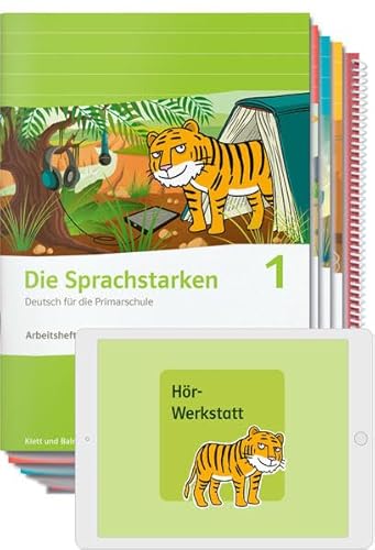 Die Sprachstarken 1: 5 Arbeitshefte im Paket, inkl. 3 digitalen Werkstätten