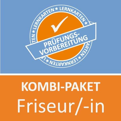 AzubiShop24.de Kombi-Paket Lernkarten Friseur/in: Erfolgreiche Prüfungsvorbereitung auf die Abschlussprüfung