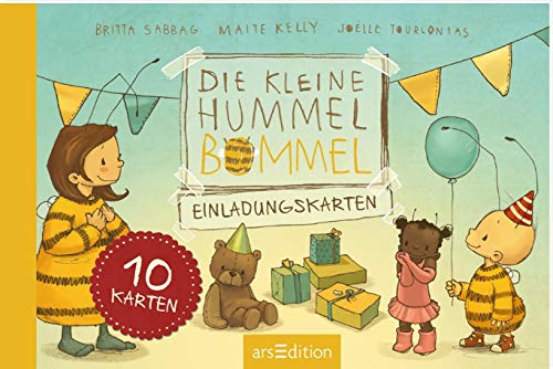 Die kleine Hummel Bommel – Einladungskarten