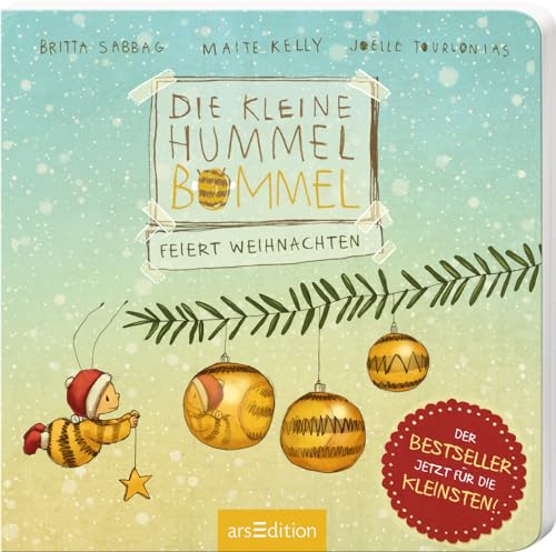 Die kleine Hummel Bommel feiert Weihnachten (Pappbilderbuch): Was an Weihnachten wirklich zählt, Kinderbuch ab 3 Jahren