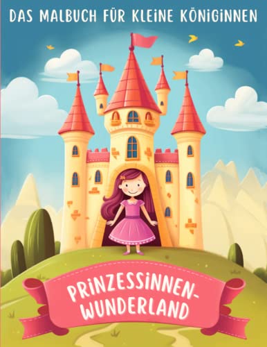 Prinzessinnen-Wunderland: Das Malbuch für kleine Königinnen | Ausmalbuch für Kinder ab 4 Jahren