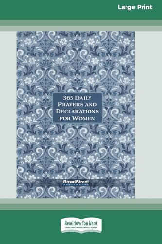 365 Daily Prayers and Declarations for Women [Standard Large Print]