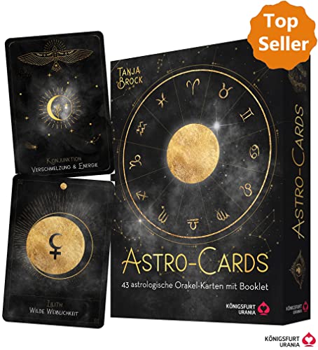 Astro-Cards: 43 astrologische Orakel-Karten mit Booklet in hochwertiger Stülpdeckelschachtel Astro-Cards: 43 astrologische Orakel-Karten mit Booklet in hochwertiger Stülpdeckelschachtel