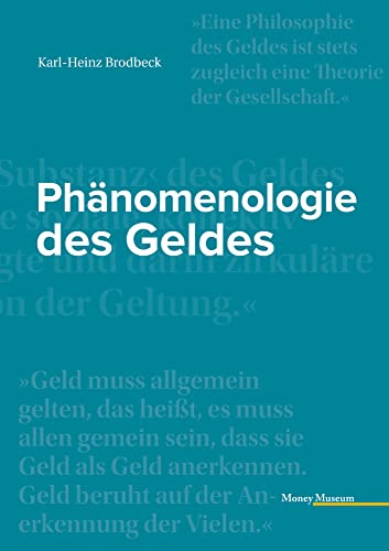 Phänomenologie des Geldes von Conzett Verlag