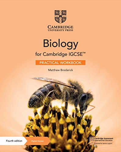 Cambridge Igcse Biology Practical Workbook + Digital Access 2 Years (Cambridge International Igcse)