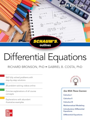 Schaum's Outline of Differential Equations (Schaum's Outlines) von McGraw-Hill Education