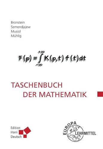 Taschenbuch der Mathematik (Bronstein) von Europa Lehrmittel Verlag