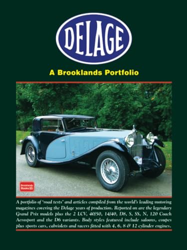 DELAGE: A Brooklands Portfolio
