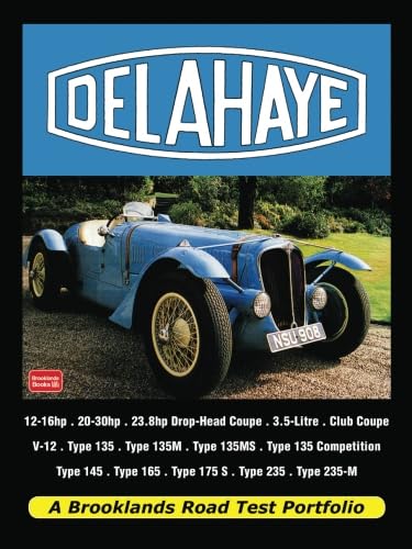 DELAHAYE: Road Test Book von Brooklands Books Ltd.