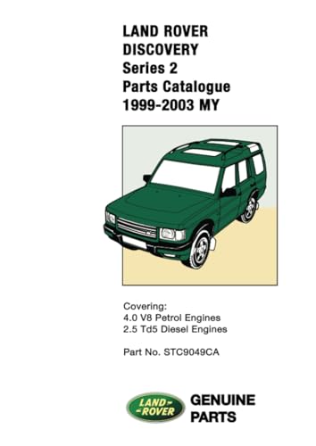 Land Rover Discovery Series 2 1999-2003 Parts Catalogue: STC9049CA von Brooklands Books Limited