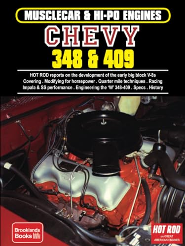Musclecar & Hi-Po Engines Chevy 348 & 409 von Brooklands Books Ltd.