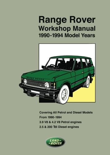Range Rover Workshop Manual 1990-1994 Model Years: LHAWMENA02