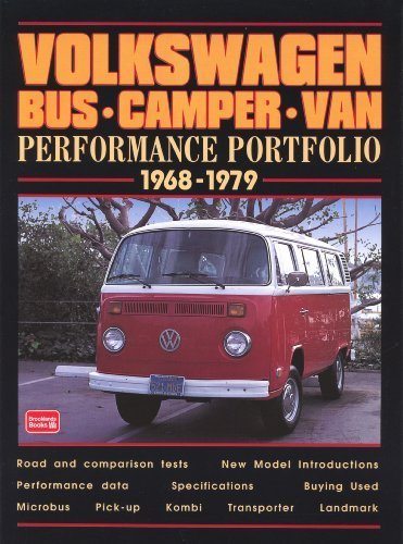 Volkswagen Bus Camper Van Performance Portfolio 1968-1979: Road Test Book von Brooklands Books Ltd