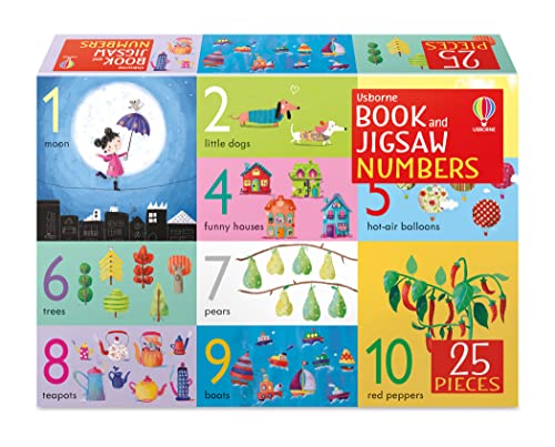 Book and Jigsaw Numbers (Usborne Book and Jigsaw): 1