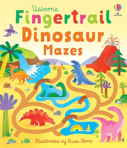 Fingertrail Dinosaur Mazes (Fingertrails) von Usborne