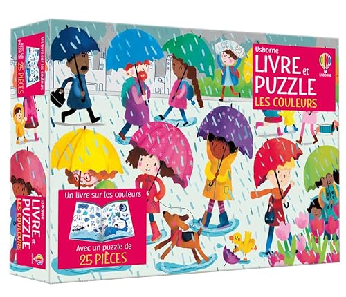 Les couleurs - Coffret Livre et puzzle: Un livre sur les couleurs avec 1 puzzle de 25 pièces Les couleurs - Coffret Livre et puzzle: Un livre sur les couleurs avec 1 puzzle de 25 pièces