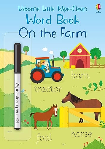 On the Farm (Little Wipe-Clean Word Books): 1