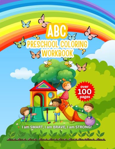 ABC Preschool Coloring Workbook: Over 100 pages of Tracing and Coloring letters A-Z von Independently published
