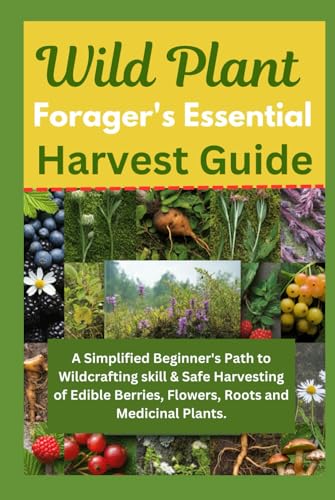 Wild Plant Forager's Essential Harvest Guide: A Simplified Beginner's Path to Wildcrafting skill & Safe Harvesting of Edible Berries, Flowers, Roots and Medicinal Plants von Independently published