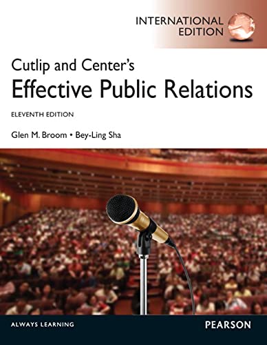 Cutlip and Center's Effective Public Relations: International Edition von Pearson