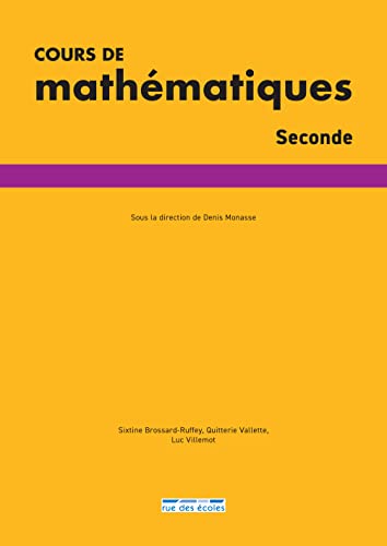 Cours et exercices de mathématiques Seconde