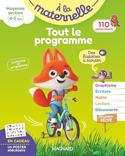 Tout le programme Moyenne section 4-5 ans - A la maternelle: Tous les apprentissages de MS von MAGNARD