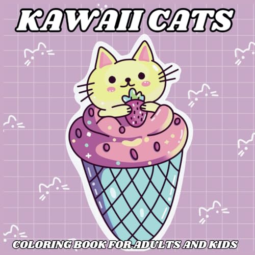 Kawaii Cats Coloring Book: A Fun and Relaxing Coloring Adventure for Kids and Adults – 40 Adorable Hand-Drawn Designs! Kawaii Cats Coloring Book: A Fun and Relaxing Coloring Adventure for Kids and Adults – 40 Adorable Hand-Drawn Designs! von Independently published