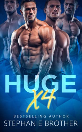 HUGE X4: A Double Twin Stepbrother MMFMM Menage Romance (HUGE Series, Band 4) von Independently Published