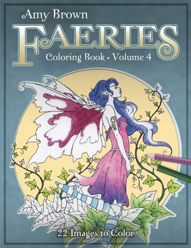 Amy Brown Faeries Coloring Book 4