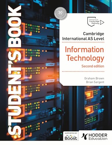 Cambridge International AS Level Information Technology Student's Book Second Edition von Hodder Education